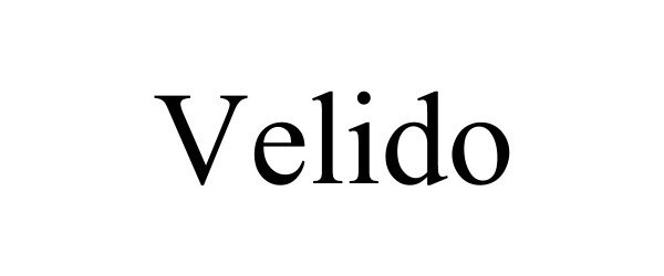 Trademark Logo VELIDO