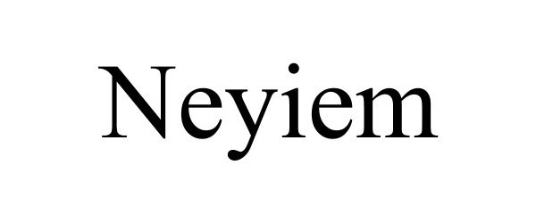 Trademark Logo NEYIEM