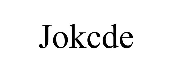  JOKCDE