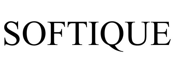 Trademark Logo SOFTIQUE