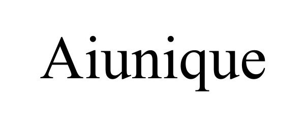 Trademark Logo AIUNIQUE