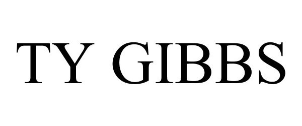 Trademark Logo TY GIBBS