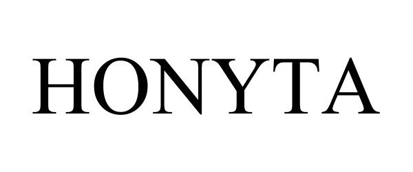 Trademark Logo HONYTA