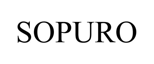 Trademark Logo SOPURO
