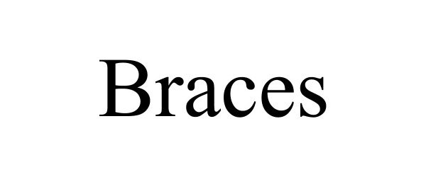 Trademark Logo BRACES