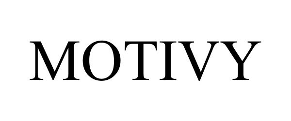 Trademark Logo MOTIVY