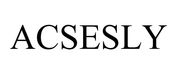 Trademark Logo ACSESLY