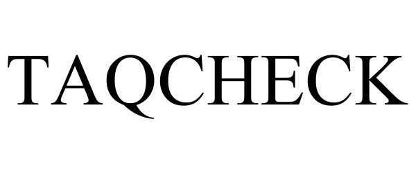 Trademark Logo TAQCHECK