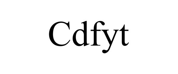 Trademark Logo CDFYT