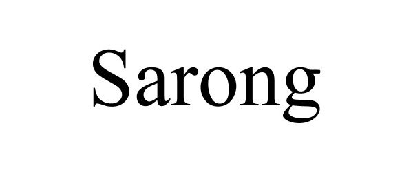 SARONG