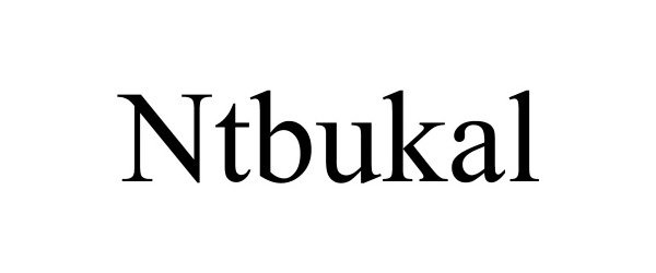 Trademark Logo NTBUKAL