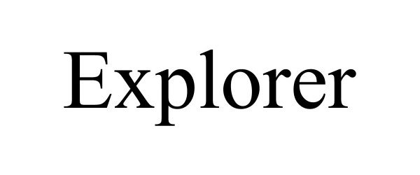 Trademark Logo EXPLORER