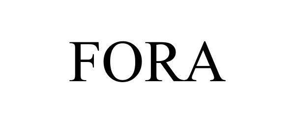 Trademark Logo FORA