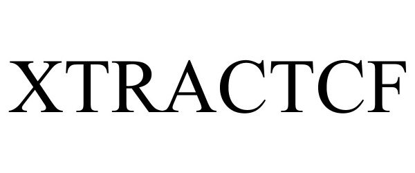 Trademark Logo XTRACTCF