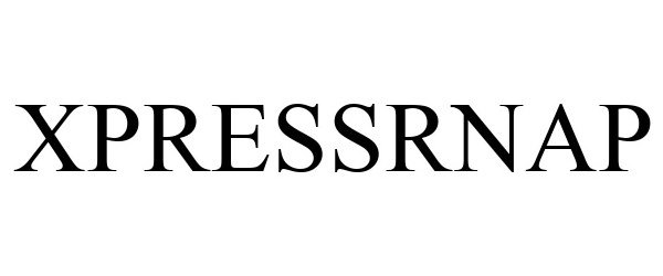 Trademark Logo XPRESSRNAP
