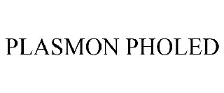 Trademark Logo PLASMON PHOLED