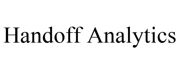  HANDOFF ANALYTICS