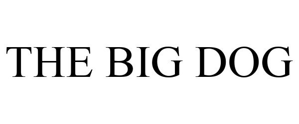 Trademark Logo THE BIG DOG