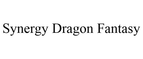 Trademark Logo SYNERGY DRAGON FANTASY