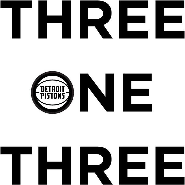  THREE ONE THREE DETROIT PISTONS