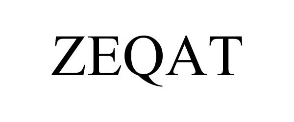 Trademark Logo ZEQAT