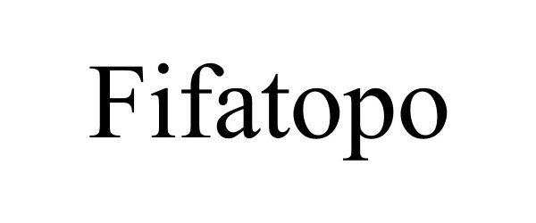 Trademark Logo FIFATOPO
