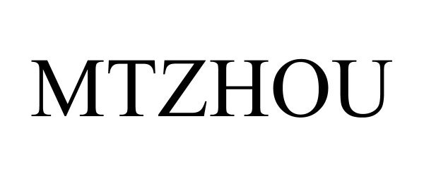 Trademark Logo MTZHOU