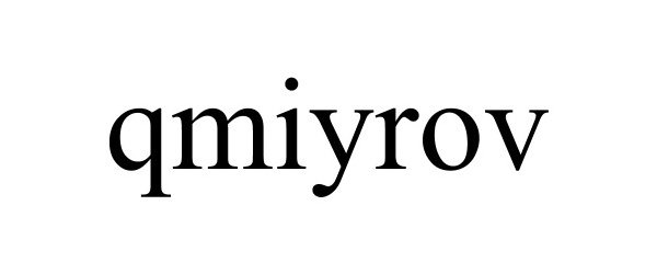 Trademark Logo QMIYROV