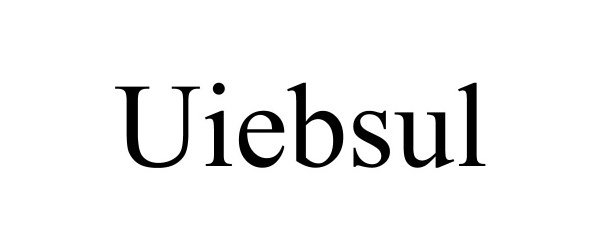 Trademark Logo UIEBSUL