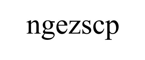 Trademark Logo NGEZSCP