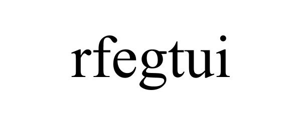 Trademark Logo RFEGTUI