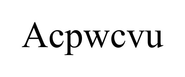  ACPWCVU