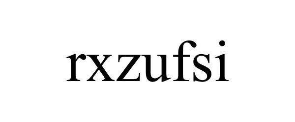 Trademark Logo RXZUFSI