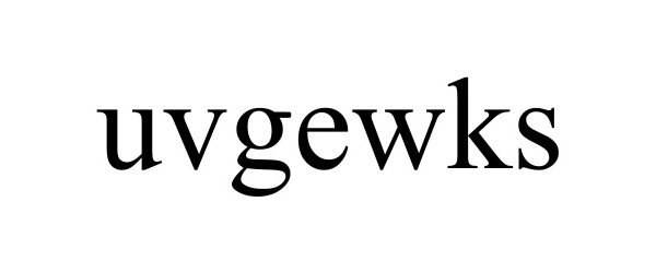 Trademark Logo UVGEWKS