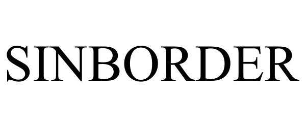 Trademark Logo SINBORDER
