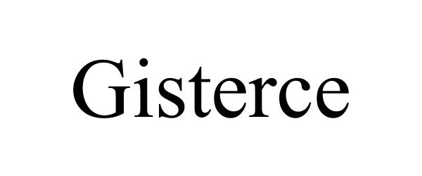 Trademark Logo GISTERCE