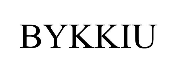 Trademark Logo BYKKIU