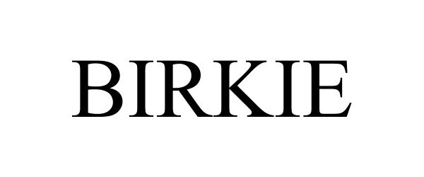 Trademark Logo BIRKIE
