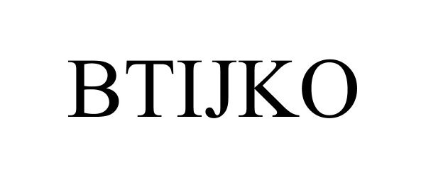 Trademark Logo BTIJKO