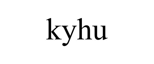 Trademark Logo KYHU