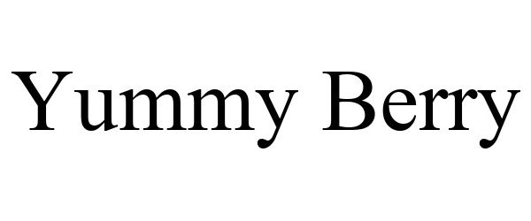 Trademark Logo YUMMY BERRY