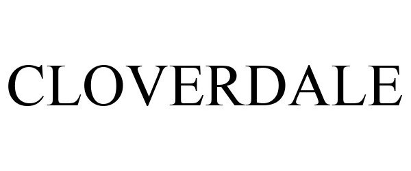 Trademark Logo CLOVERDALE