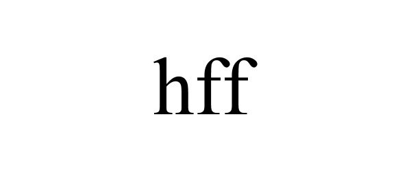 Trademark Logo HFF