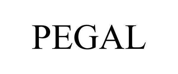 Trademark Logo PEGAL