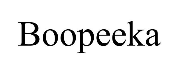 Trademark Logo BOOPEEKA