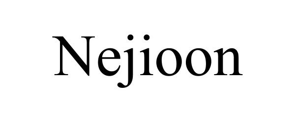 Trademark Logo NEJIOON