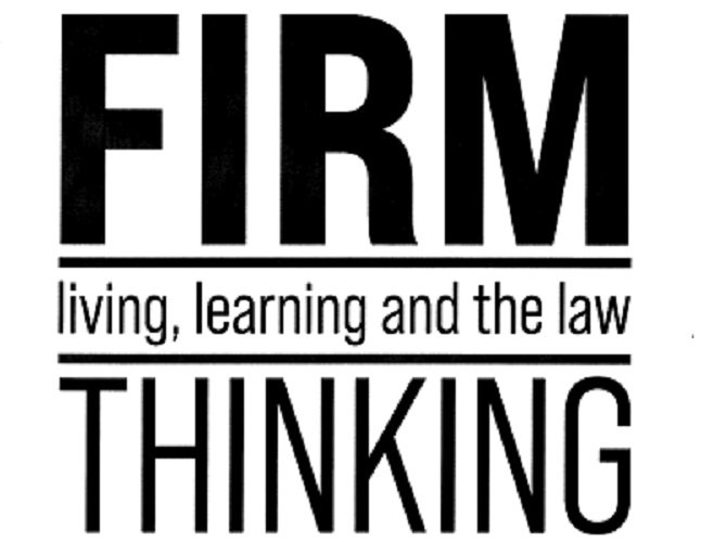 Trademark Logo FIRM LIVING, LEARNING AND THE LAW THINKING