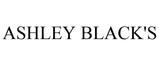 Trademark Logo ASHLEY BLACK'S