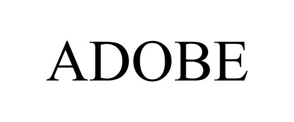 Trademark Logo ADOBE