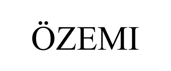 Trademark Logo ÖZEMI